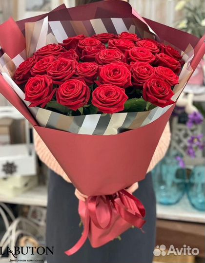 Букет 25 красных Роз Иркутск