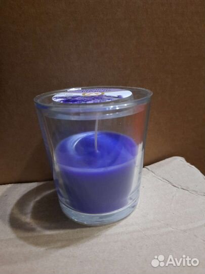 Ароматическая свеча лаванда 30 часов