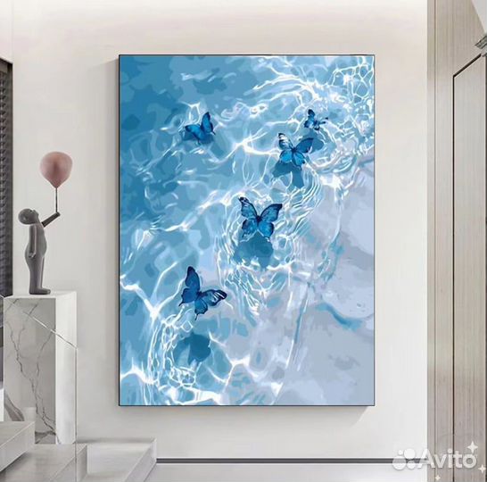 Картина маслом Бабочки Идеальная картина на холсте