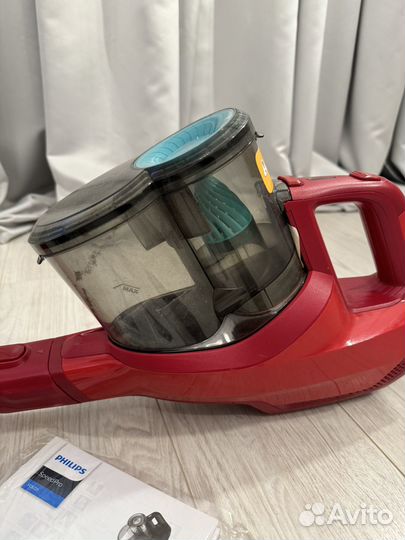 Беспроводной пылесос philips speed pro