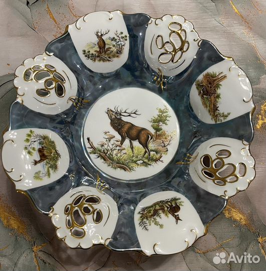 Блюдо фарфор чехия