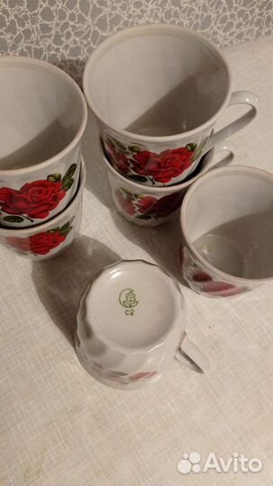 Большие чайные чашки, набор