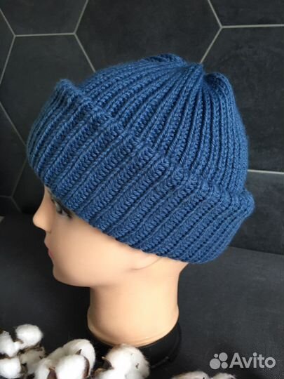 Шапка с отворотом