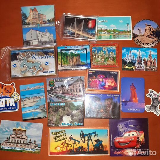 Коллекция магнитов 50 шт