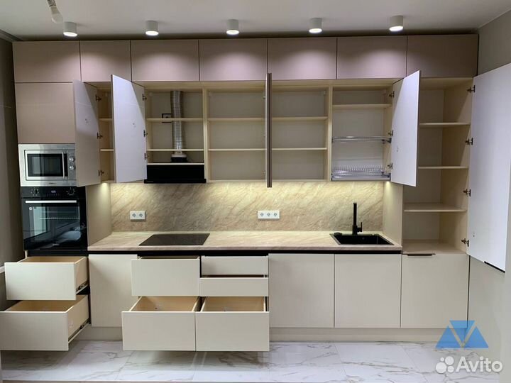 Кухонный гарнитур прямой на заказ