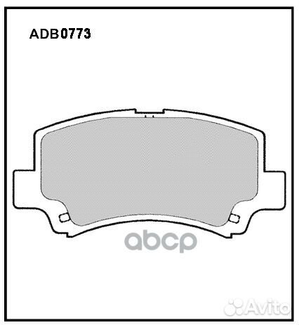 Колодки передние suzuki Wagon R+ allied nippon