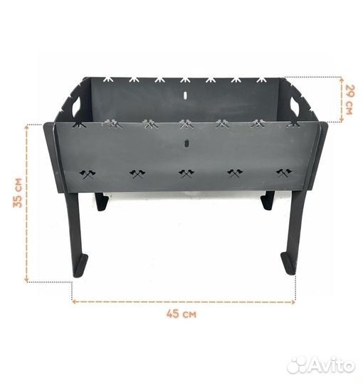 Мангал разборный «компакт»