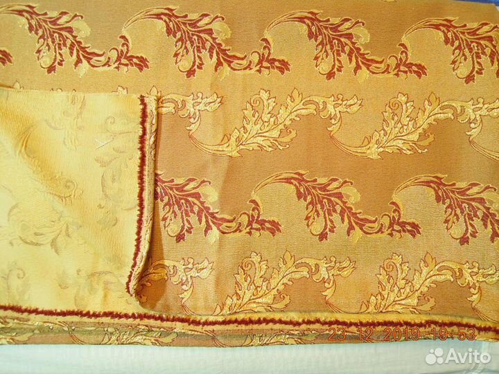 Ткань х/б шелк портьерная новая