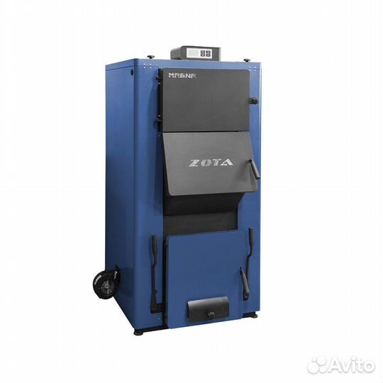 Твердотопливный напольный котел отопления, длитель