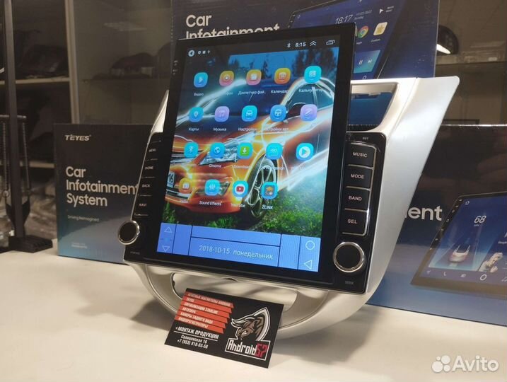 Магнитола hyundai solaris android Tesla