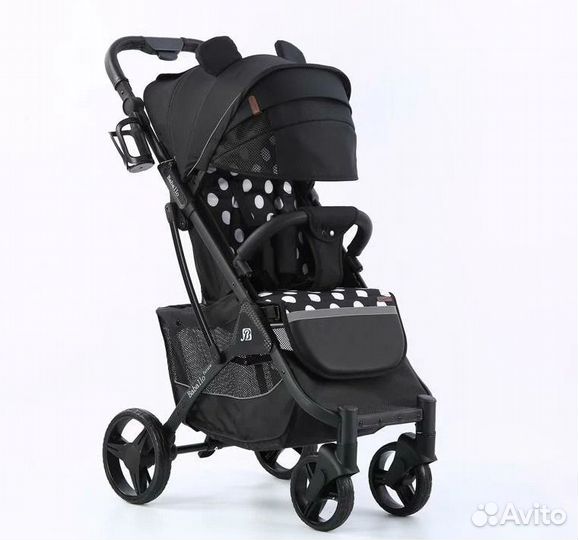 Прогулочная коляска Babalo 2023 Микки Черная рама