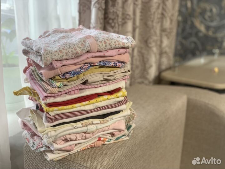 Вещи пакетом на девочку 50 56 62 68 см