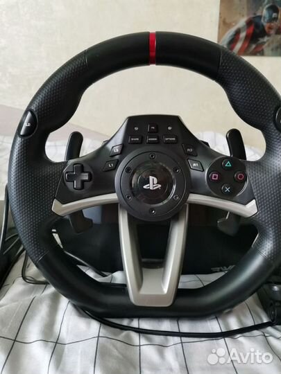 Игровой руль с педалями Hori Racing Wheel Apex