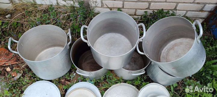 Кастрюля алюминиевая бу