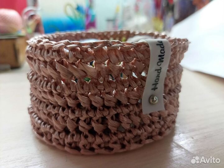 Корзинки вязаные