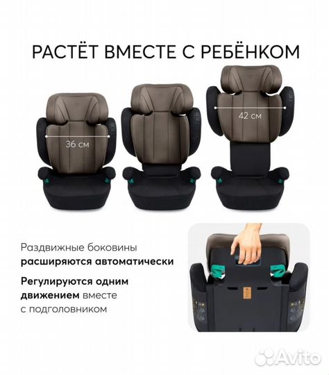 Автокресло Happy Baby группа 2/3 (15-36 кг)