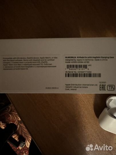 Беспроводные наушники apple airpods pro