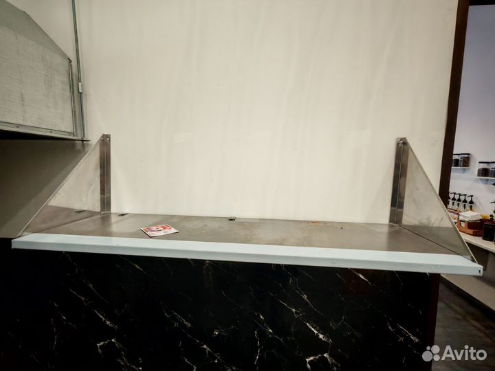 Полки навесные из нержавеющей стали