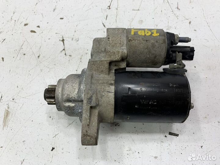 Skoda Fabia 2 стартер МКПП 1.2 bosch 0001120406