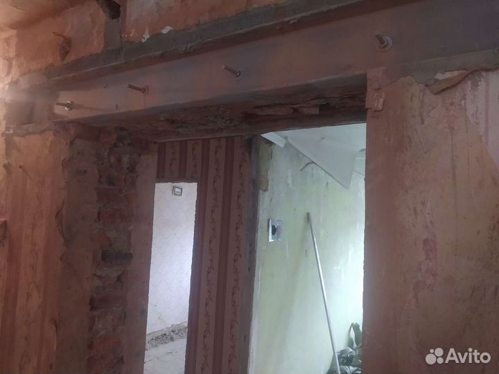 Алмазная резка железобетона, усиление проёмов