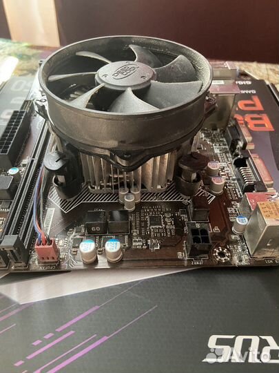 I5 7400 + msi H110 PRO-VD plus + Куллер
