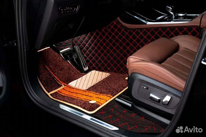 3D Коврики BMW X6 E71 F16 G06 Экокожа