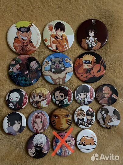 Аниме значки