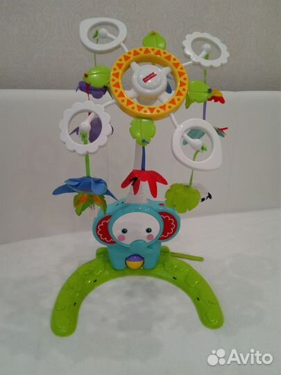 Fisher Price Мобиль в кроватку 2 в 1 и Карусель