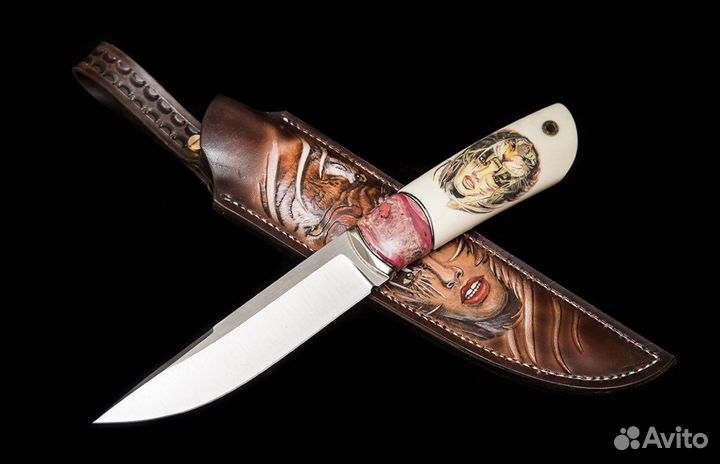 Нож тигр из стали S390