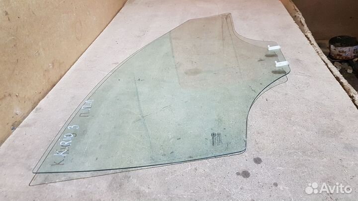 Стекло передней левой двери kia rio 3