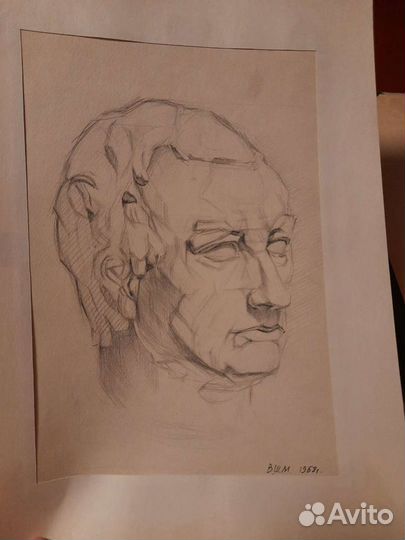 Эскизы, зарисовки (карандаш) СССР