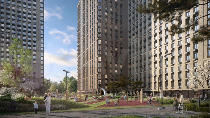 1-к. апартаменты, 34 м², 15/23 эт.