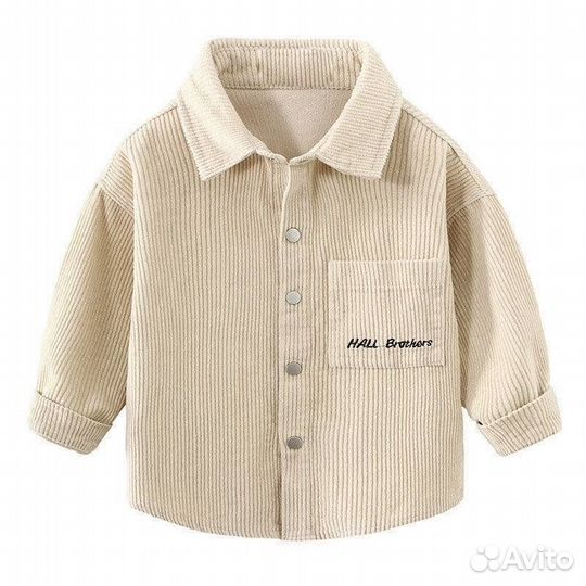 Рубашка вельвет для мальчиков