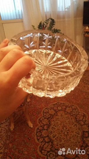 Хрустальная пепельница СССР
