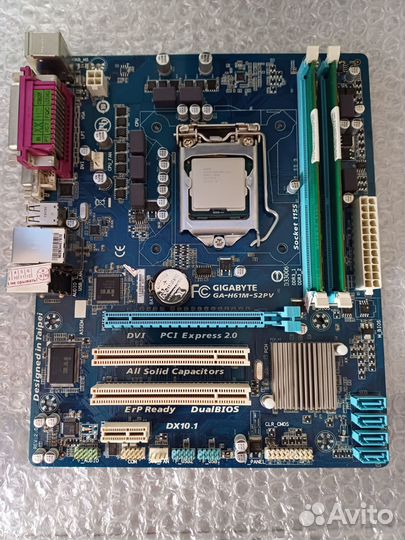 Материнская плата сокет 1155 H61