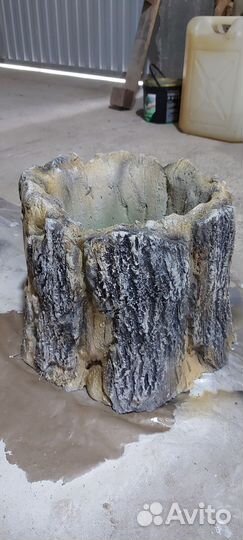 Кашпо из бетона