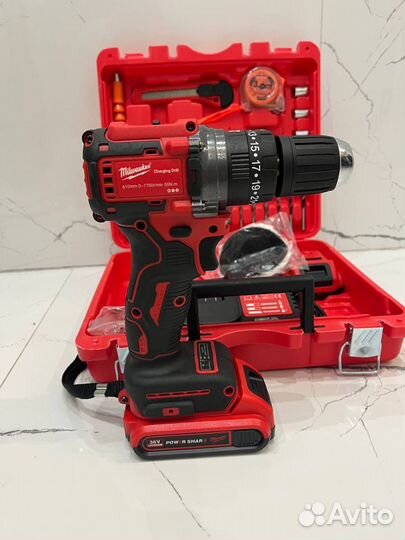 Шуруповерт Milwaukee 36V с двумя АКБ бесщеточный