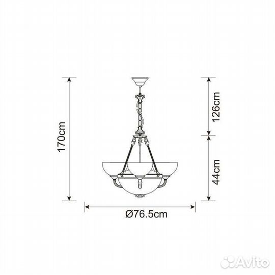 Светильник подвесной италия
