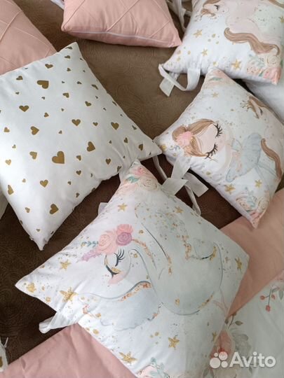 Бортики в детскую кроватку