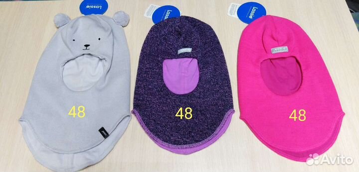 Новая демисезонная шлем шапка Lassie 48, 50, 52