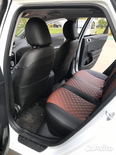 Чехлы на сиденья Киа Сид 3 Универсал из Экокожи