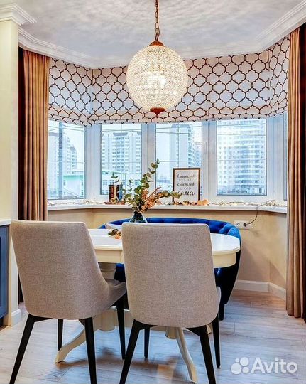 Угловая кухня с мдф фасадами