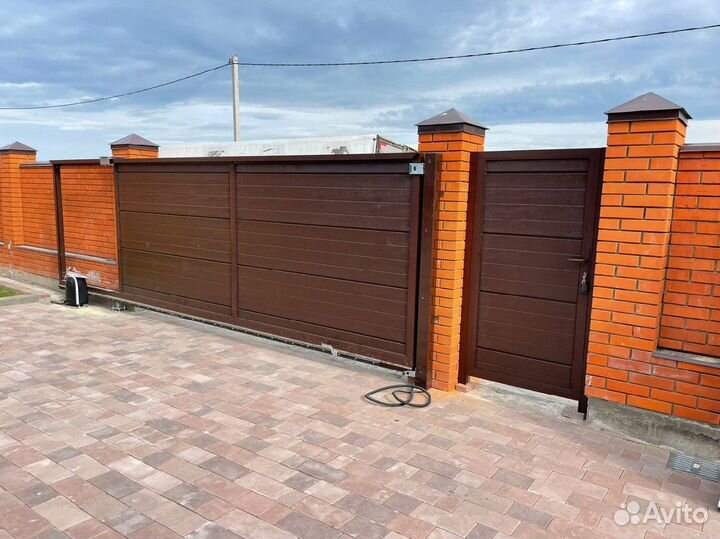 Откатные ворота и автоматика для ворот с гарантией