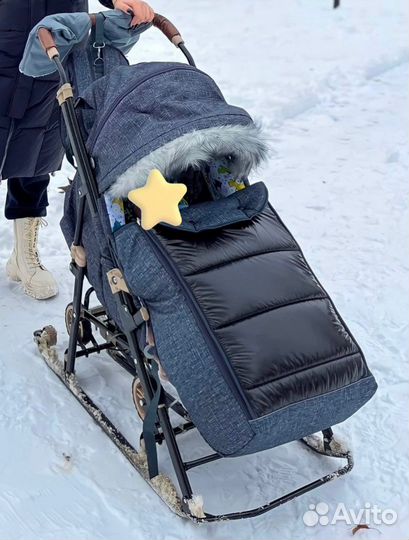 Коляска санки