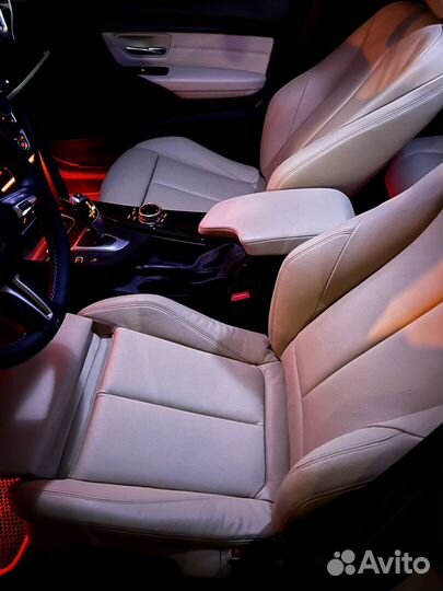 Бежевый sport электро салон на bmw f30