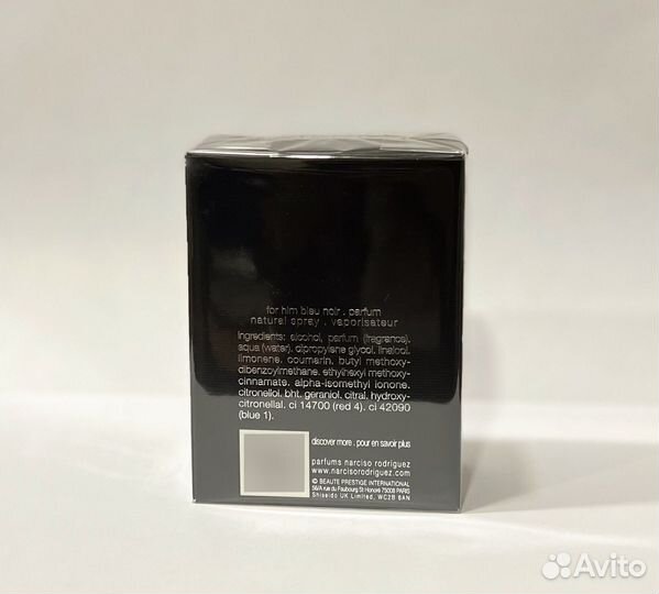 Narciso rodriguez blue noir parfum оригинал