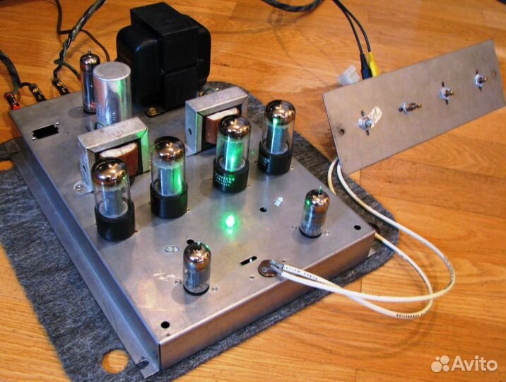 Стерео консоль, музыкальный центр, ламповый