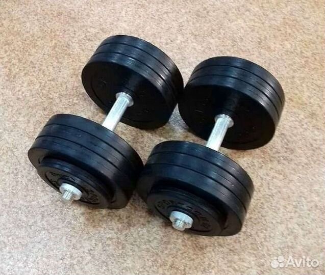 Обрезиненные диски для штанги, гантелей