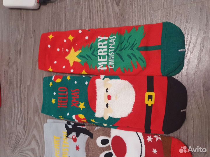 Носки новогодние