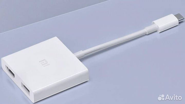 Адаптер многофункциональный Xiaomi USB-C - Hdmi